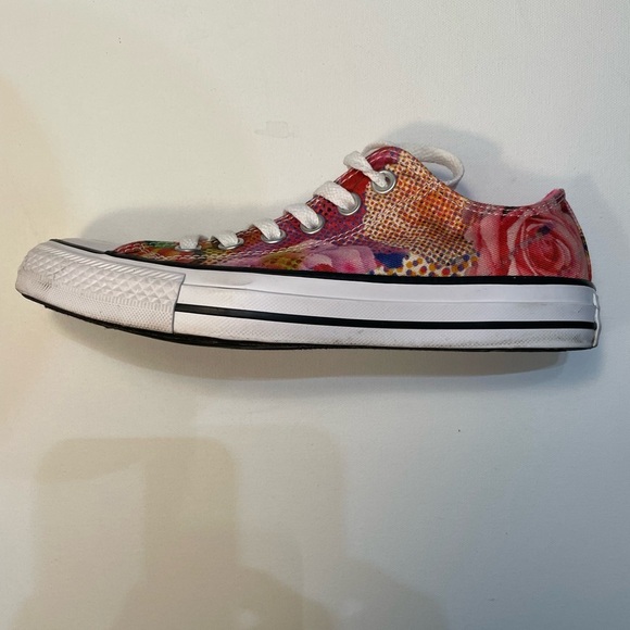 Amputee Left Shoe Converse Colorful Canvas Sneaker Size 6.5 - Picture 6 of 7